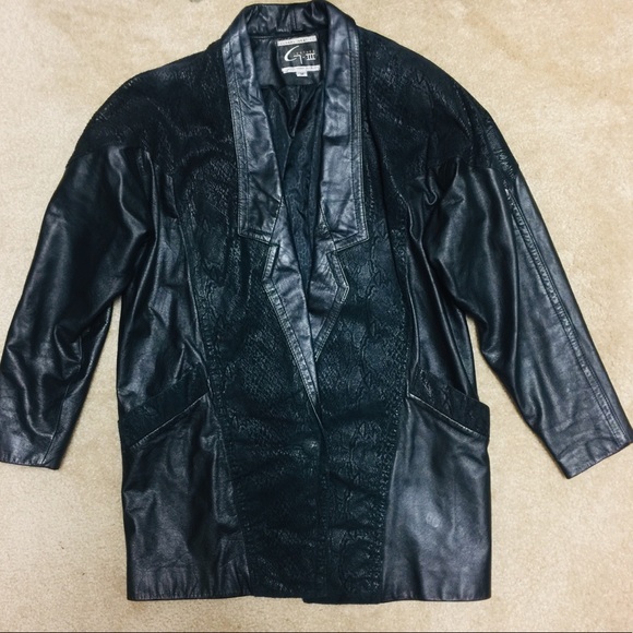 G- III Global Identity Genuine Leather Jacket Sz M - Picture 2 of 8